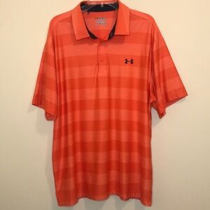Under Armour Loose Fit Orange/Blue Collar Shirt